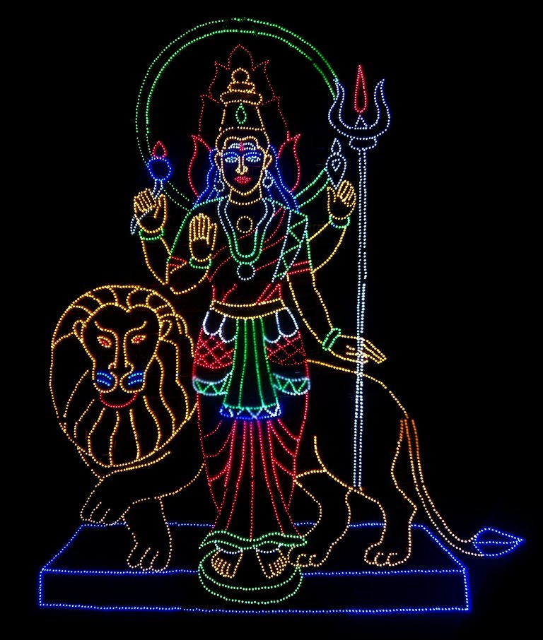 Mariamman. Arivumathi, CC0, via Wikimedia Commons. Cropped and color edits.