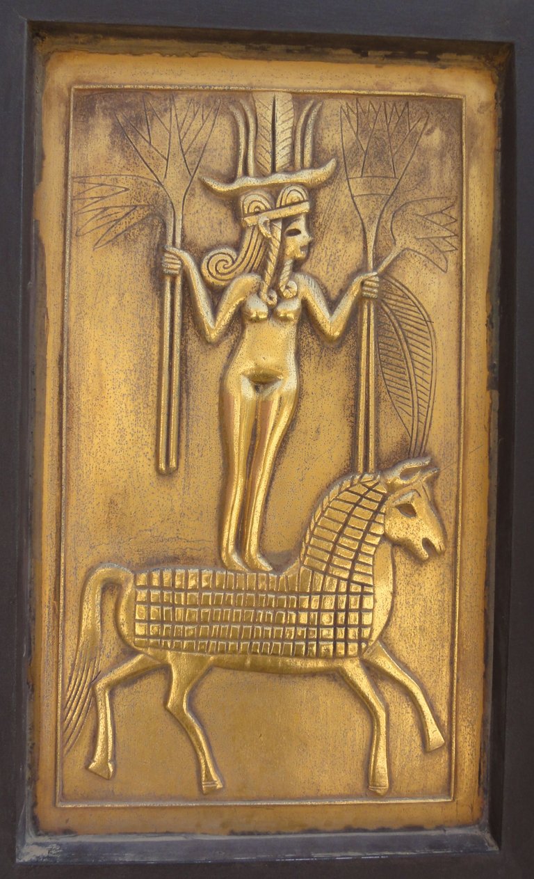 Tower of David exhibition: Ancient Egyptian Goddess Astarte. User:Mattes, Public domain, via Wikimedia Commons