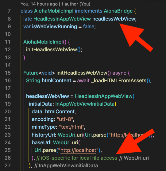 HeadLess In-App-WebView