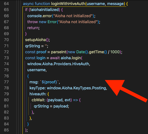 AIOHA HiveAuth Login
