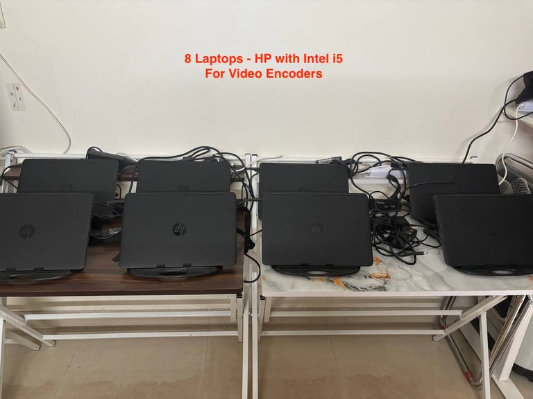 8 HP ProBooks for video encoding