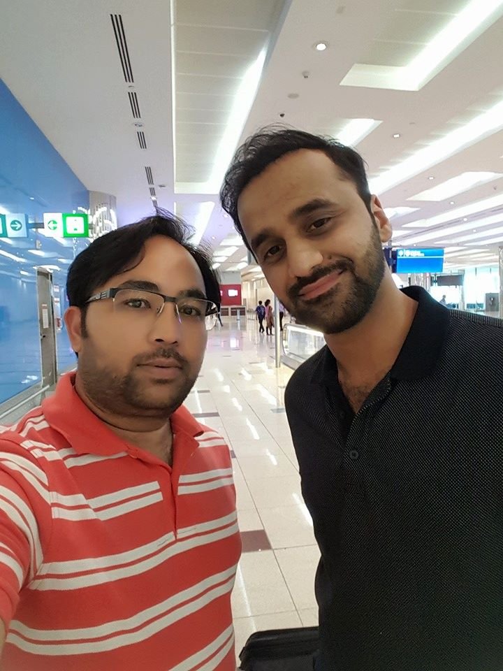 Selfie with Wasim Badami