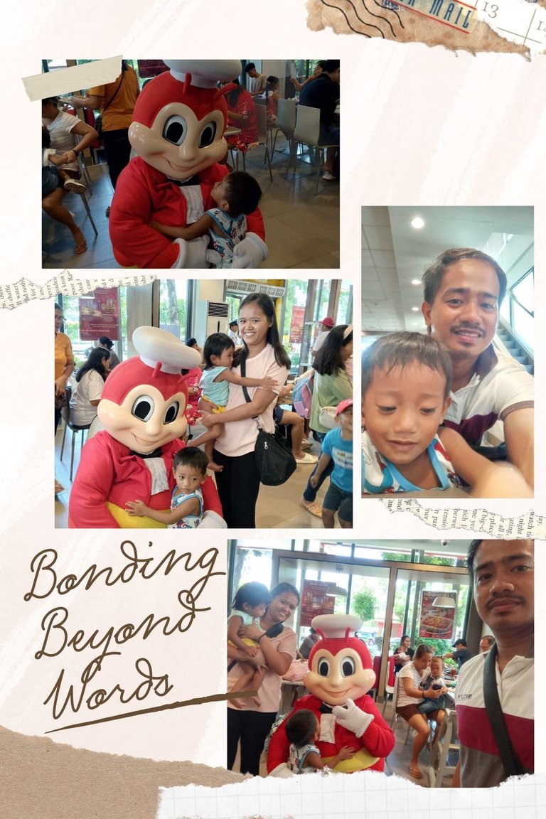 BONDING BEYOND WORDS: Family day at Jollibee, A Fast Food Restaurant where you can find Joy