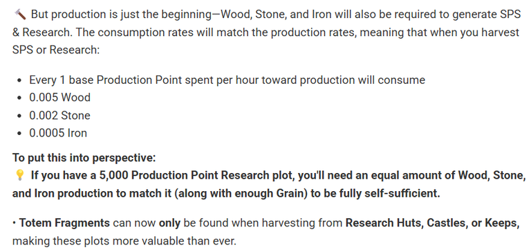 generate SPS & Research