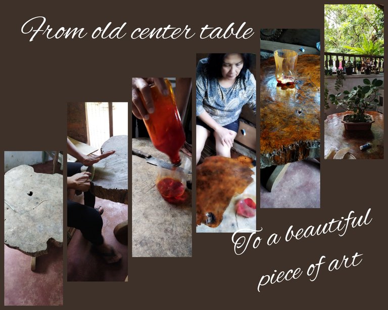 My DIY Project: Turning an Old Center Table to a Beautiful Work of Art