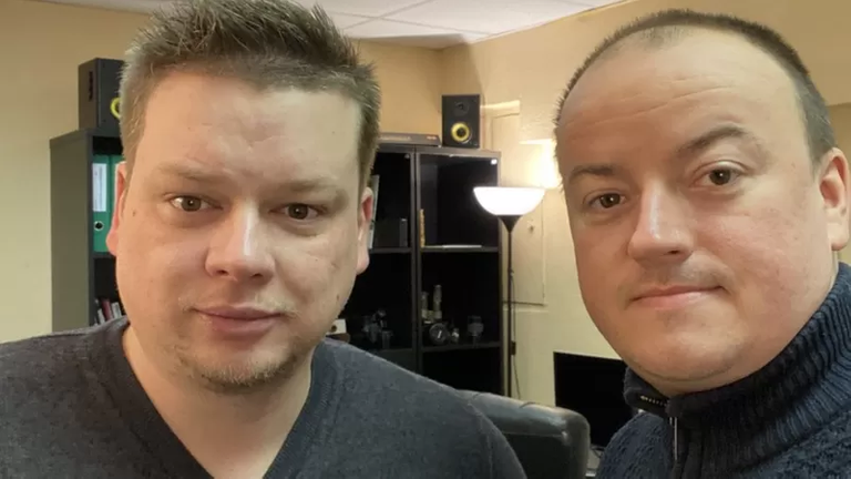 Oleksandr Bilchenko (left) and Rodion Rozhkovsky decided to create a Liveuamap to better understand the protests in Ukraine against Yanukovych. Subsequently, the site began to cover key military conflicts in the world. Photo Source - BBC