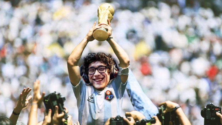 Josedeodo Face in Maradona's