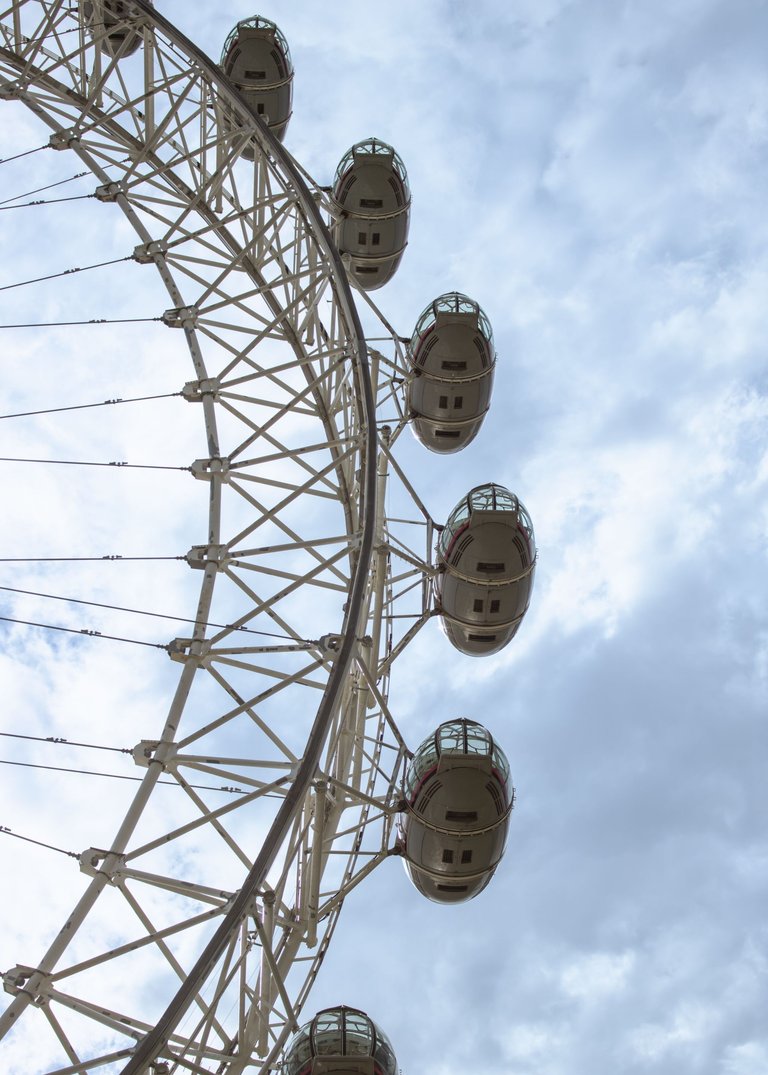 London Eye view from the bottom with the heavy cloudy sky in the background.jpg