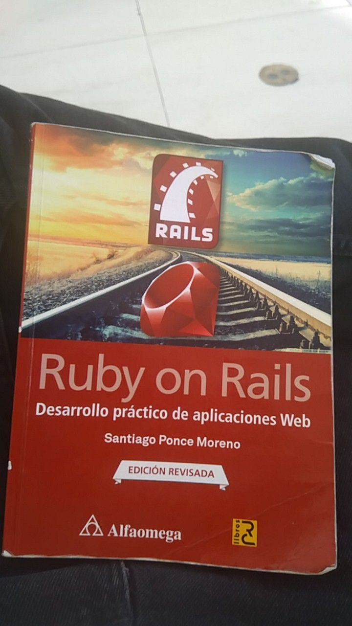El libro de programación de Ruby que compre