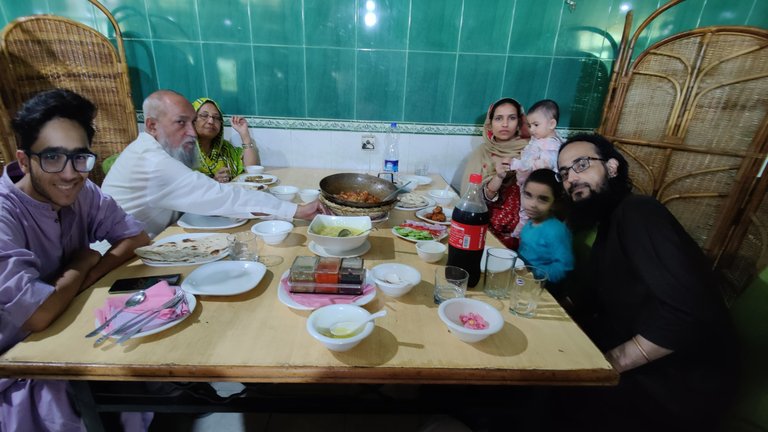 My Family at Green Valley Restaurant Mansehra