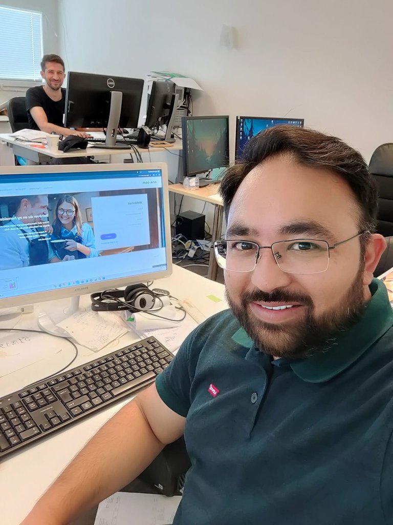 me at my workplace | Selfie from Oneplus 9 pro smartphone camera