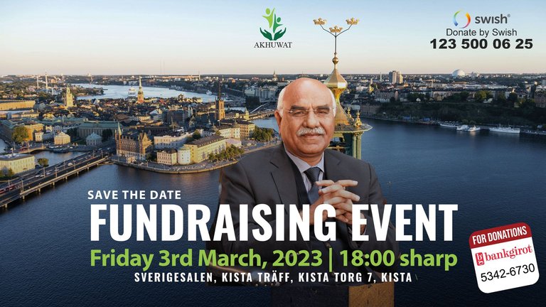 Banner Designed by Shahzad Ansari using Stockholm city hall stock footage in background