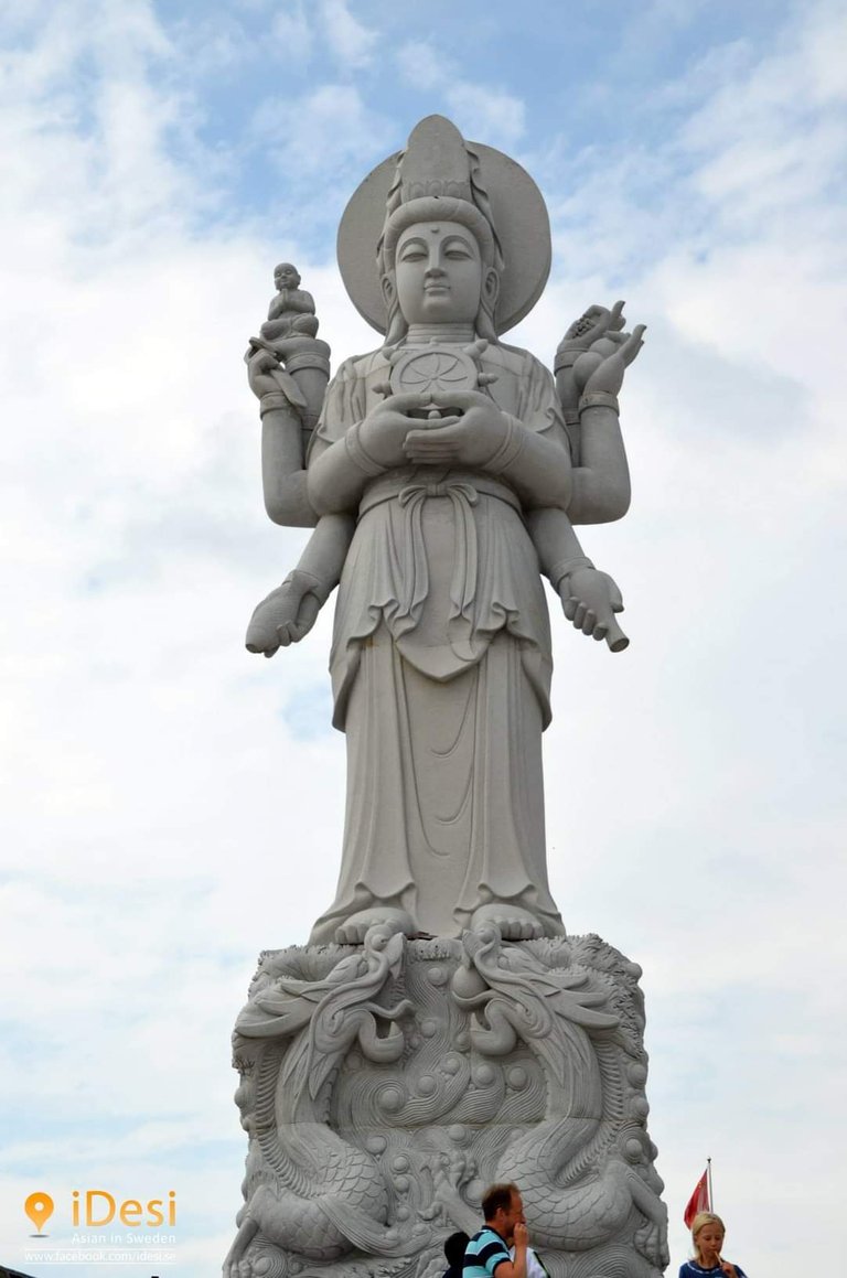 The Statue of the Buddhist saint Guanyin