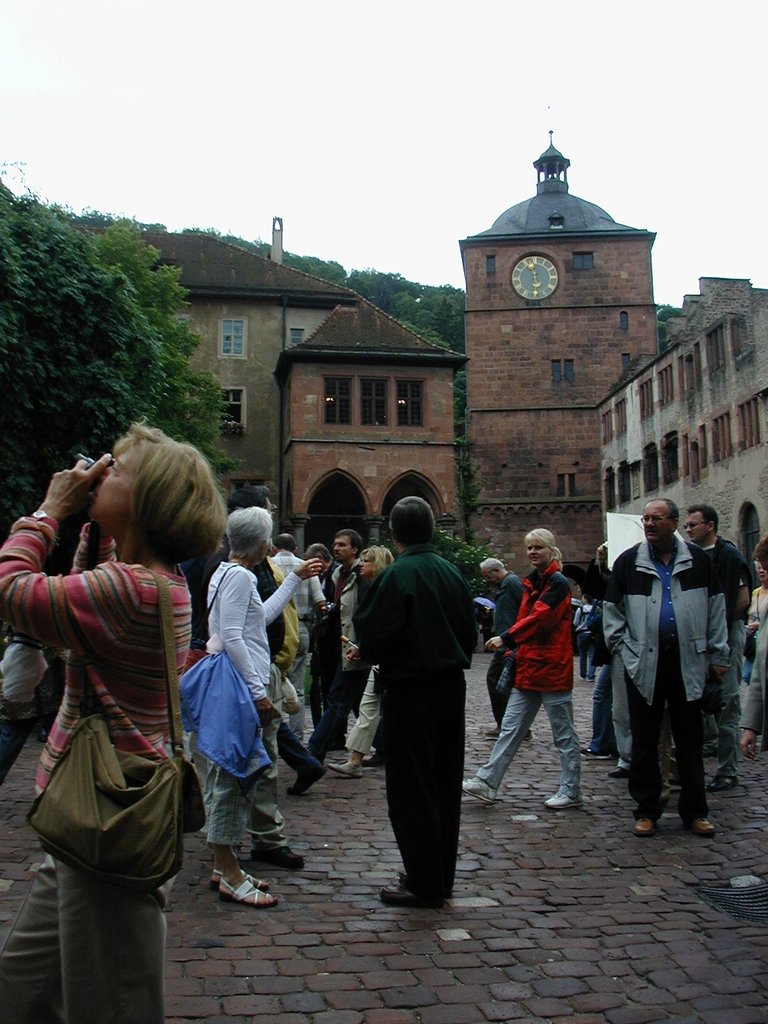 141-Everyone being tourists at Schloss Heidelburg.JPG