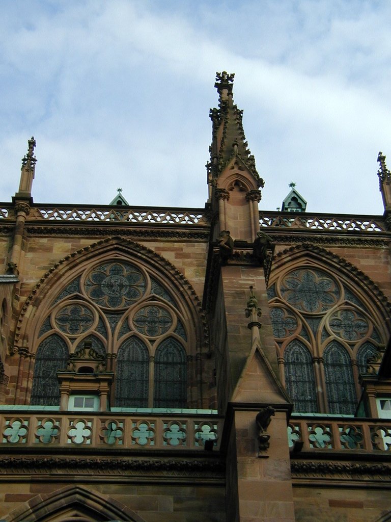 223-Stained glass windows of Strasbourg church.JPG