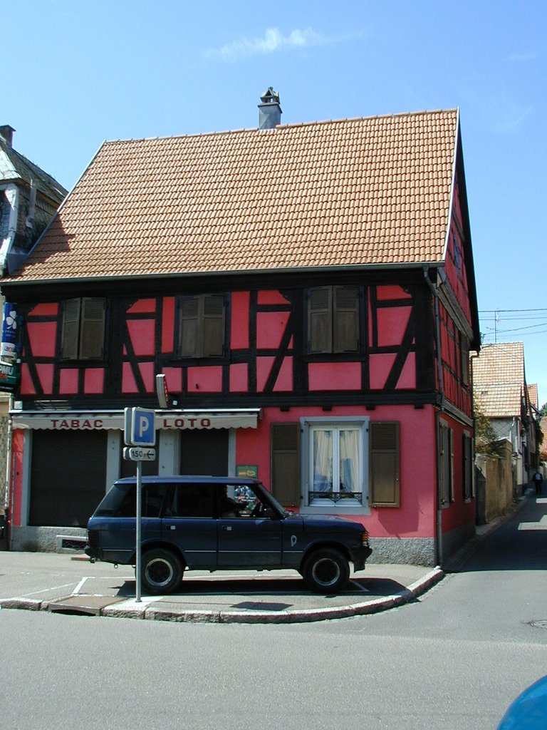 229-Little pink houses in Rosheim France.JPG