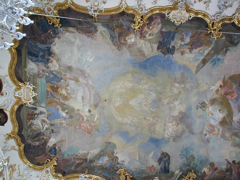 201-Ceiling inside old Mainz church.JPG