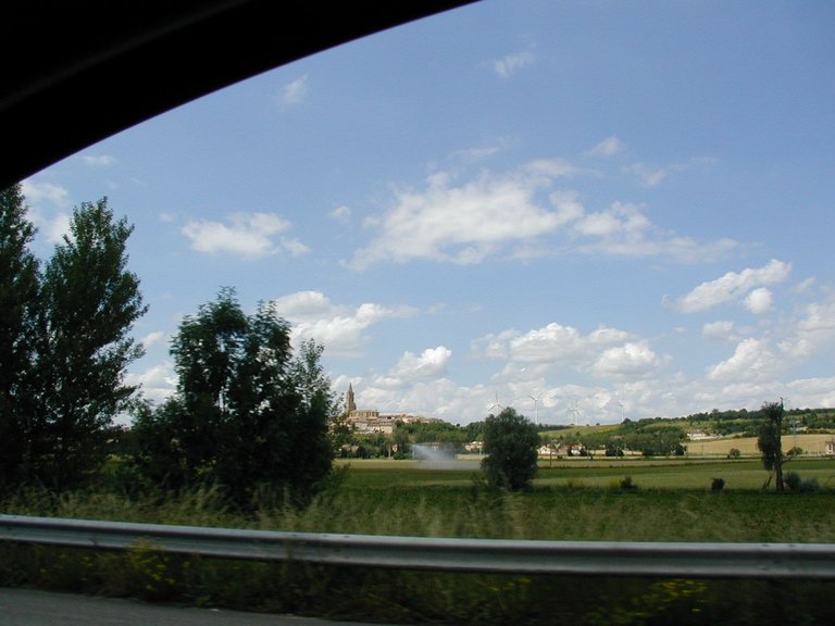 128-Random chateau on Carcassone-Toulouse.JPG