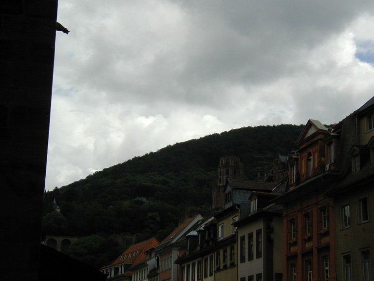 159-View from Downtown Heidelburg toward Schloss.JPG