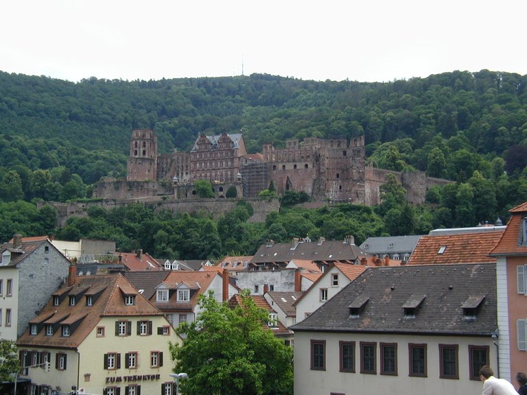 164-Schloss Heidelburg view from the bridge.JPG