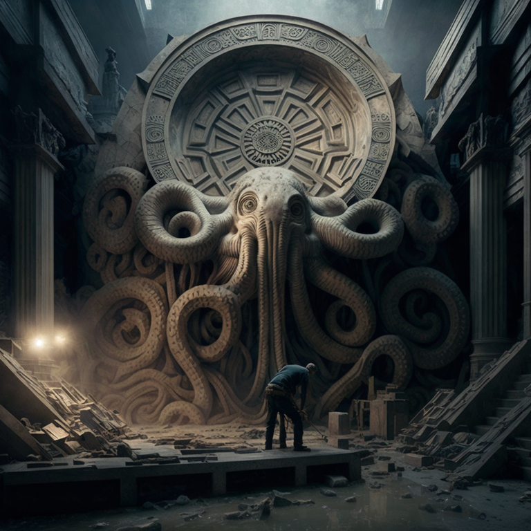 ShinoXL_archaeologist_excavates_huge_lovecraftian_temple_8690b7eb-bd66-4b30-8726-c349fcecaf60.png
