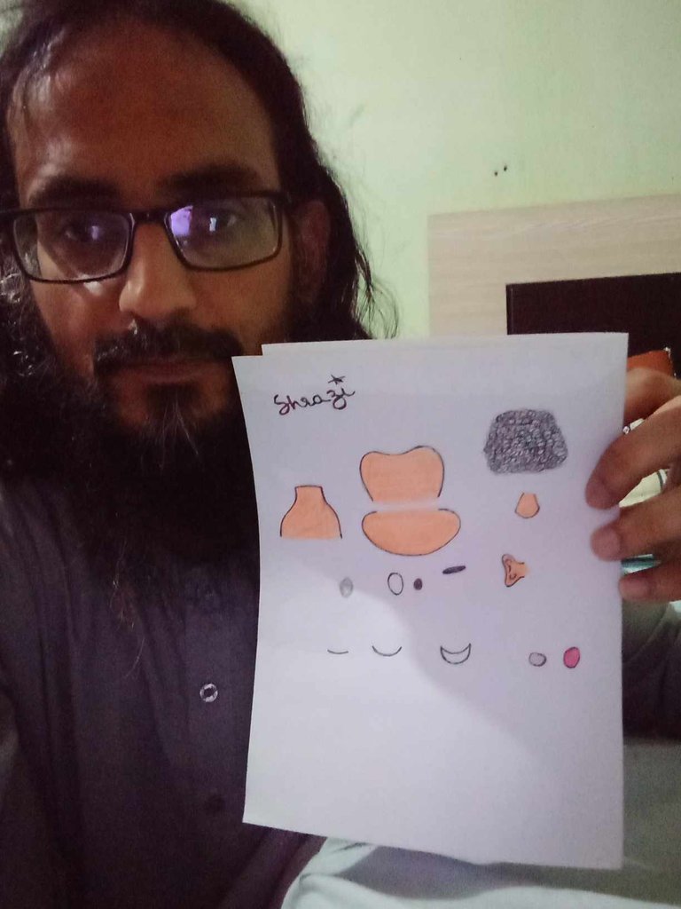 A happy and sad face emotions (hand drawing + GIF)