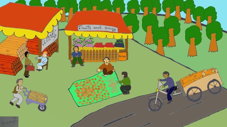 Forest Folk Worldbuilding Challenge – Prompt 3: The Forest Folk Market