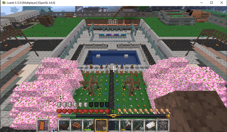 Home Sweet Home (Finished my area constructions) Nexoain City Server Luanti
