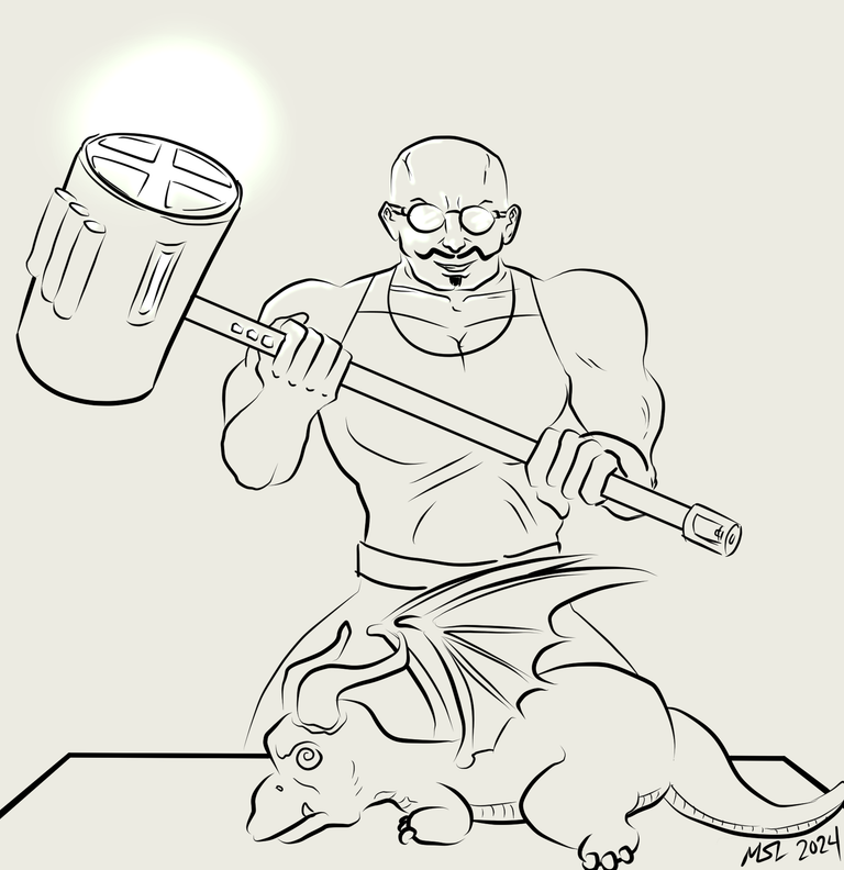 healing hammer bw.png