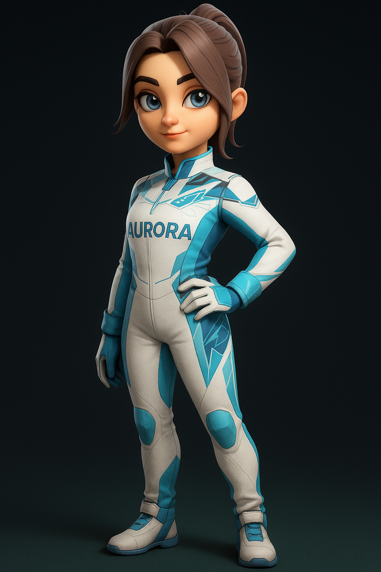 Aurora, Pilota Dallo Stile Futuristico.png