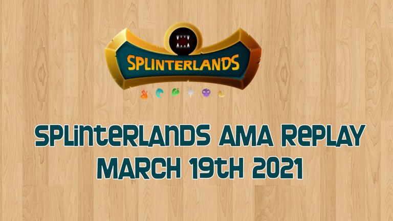 splinterlands AMA march 19.jpg