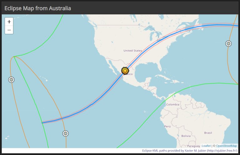 Eclipse Visible from Practically all of Continental North America