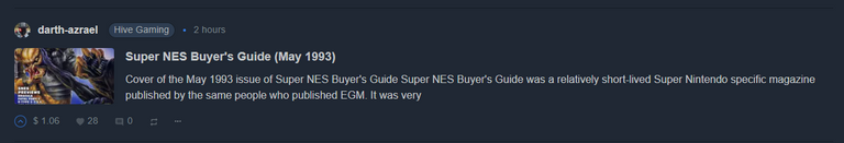 @darth-azrael Super NES Buyer's Guide (May 1993)