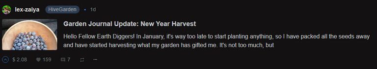 @lex-zaiya Garden Journal Update: New Year Harvest