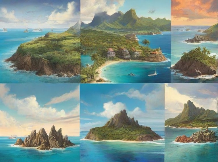 Leonardo_Diffusion_XL_Collage_of_different_islands_each_with_i_1.jpg