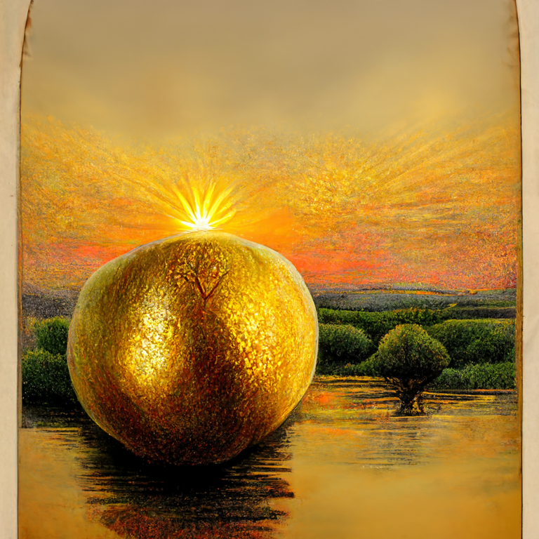 fda01287-f012-4187-9e02-5cb30a153859_John_Ashs_Username_for_Discord_a_beautiful_tarot_card_of_a_golden_fruit_at_sunset._lush_calm_sun_colors..png