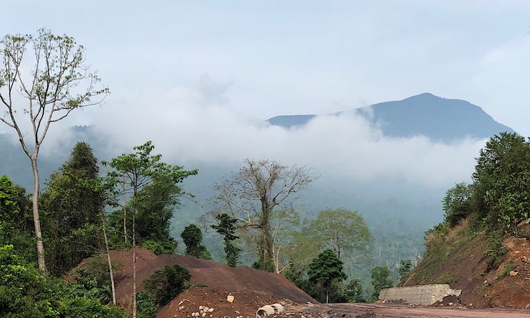 Mountain Road From Pramoy To Osaom 🚜 A Chinese Project More 🛣️ Part 1