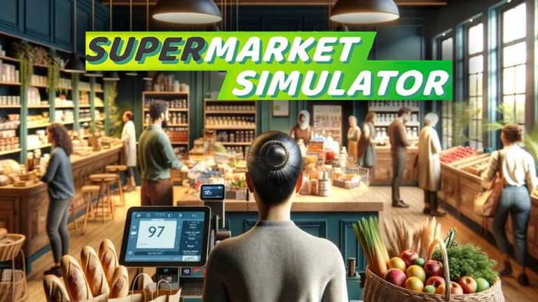 Banner del juego Supermarket Simulator