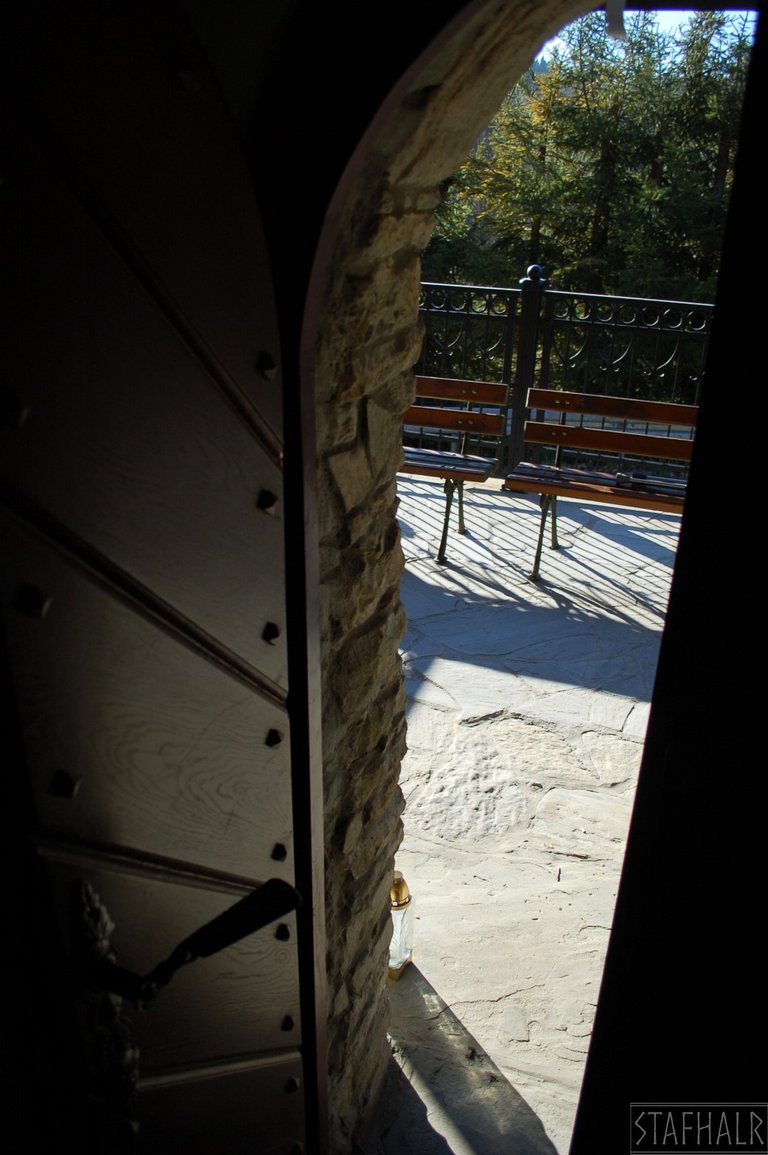 Inside the chapel