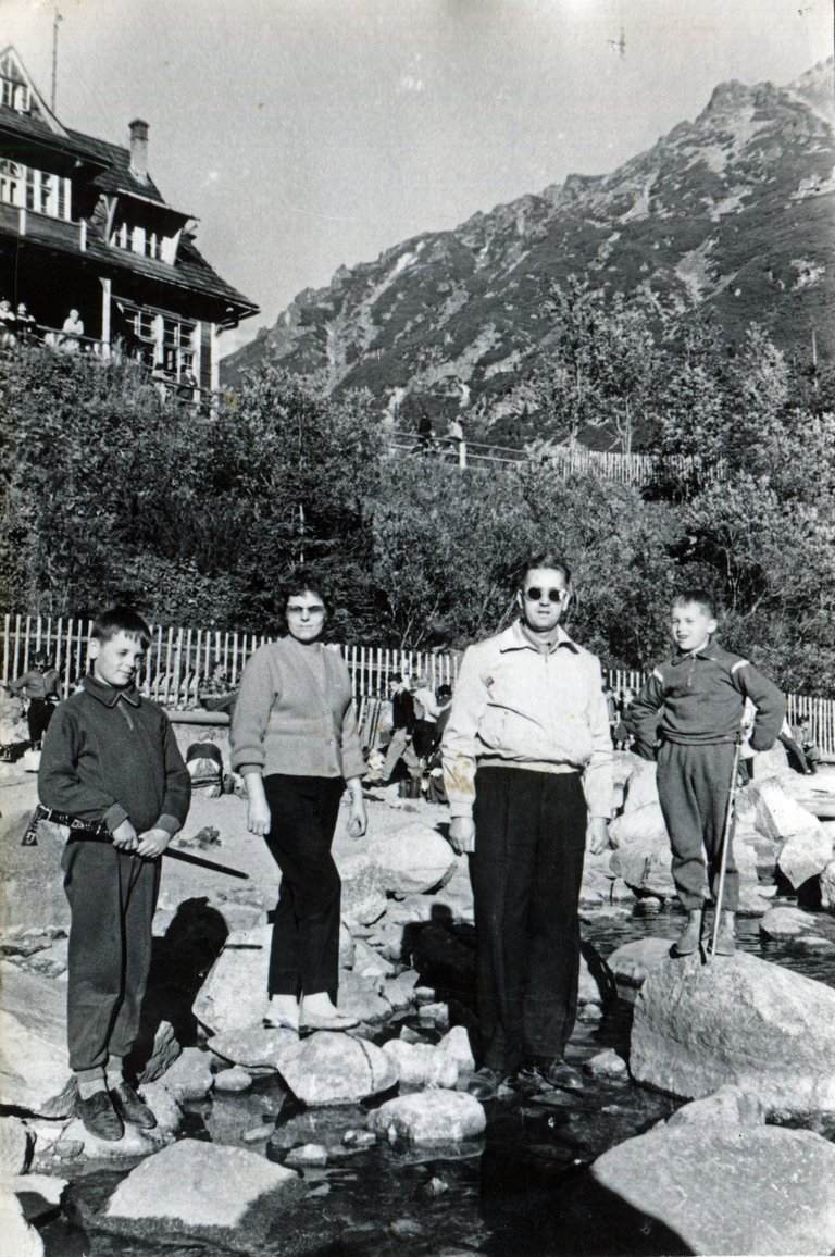 Waryszakowie nad Morskim Okiem, 1961 rok.