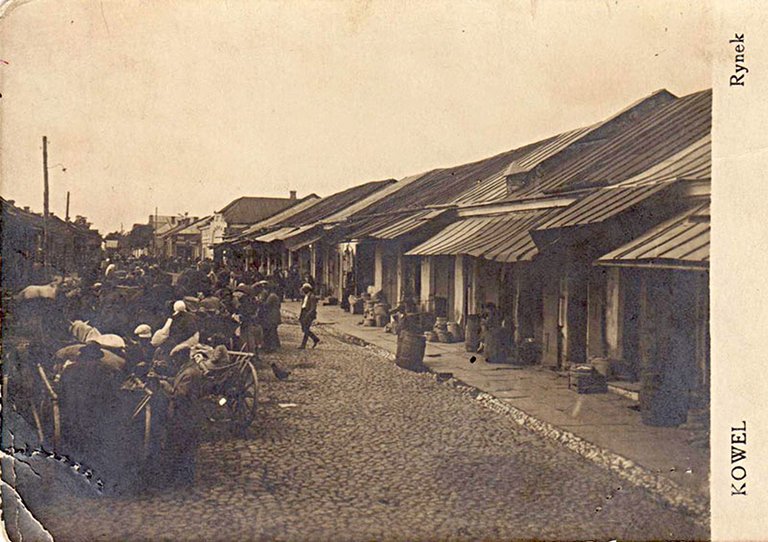 Rynek w Kowlu, lata 20.