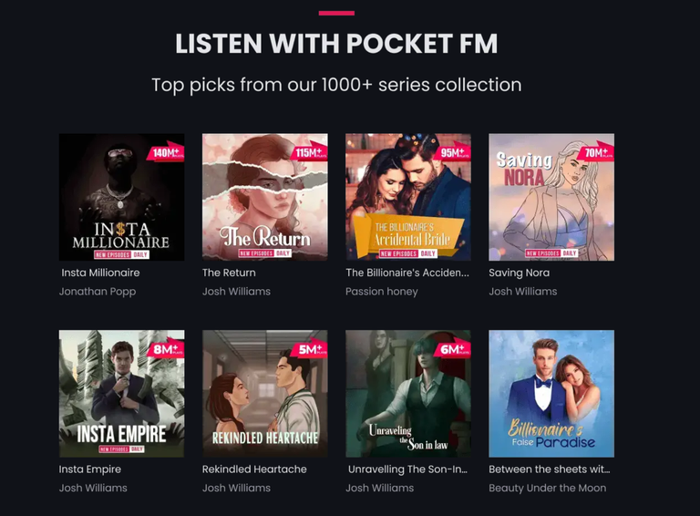 Which Story are you Lisitening to On Pocket FM?