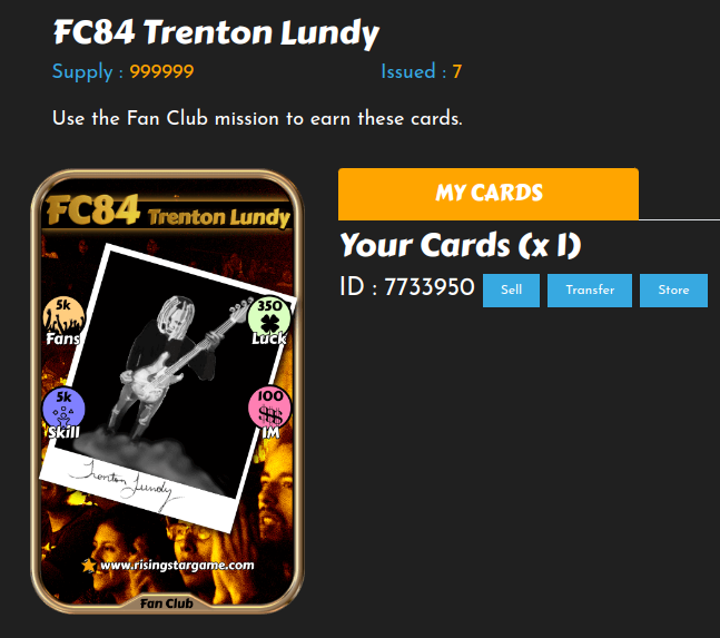 FC84 Trenton Lundy