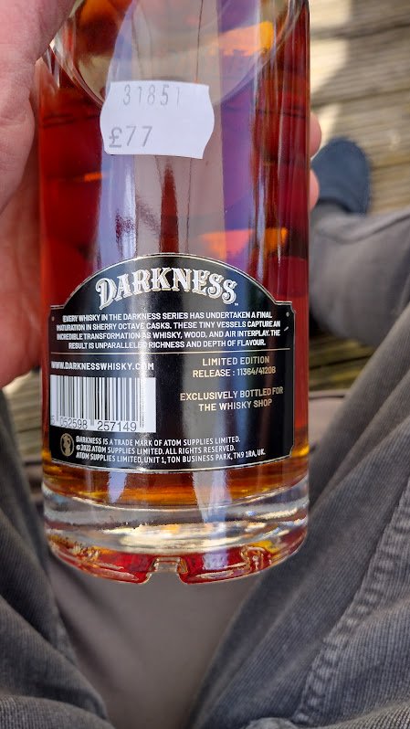 Dark side of the bottle