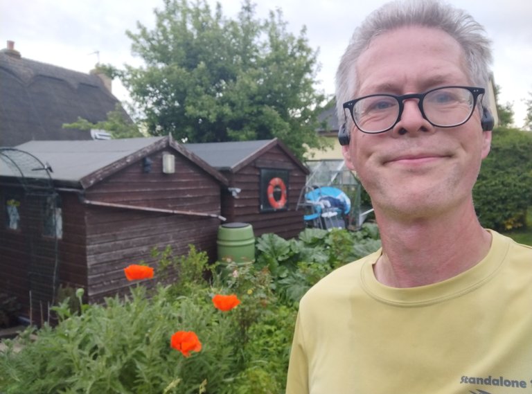 Selfie with poppies