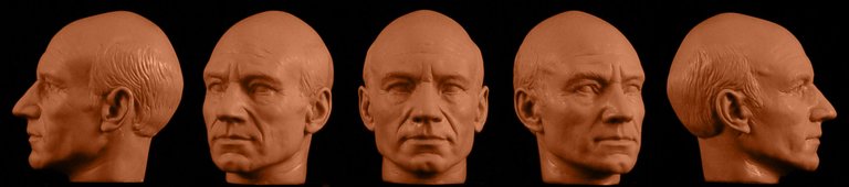 Jean-Luc Picard sculpt turnaround