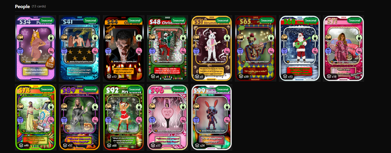  Rising Star Cards and a dressing up party in the yard