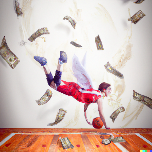 DALL·E 2022-11-19 16.46.01 - basketball player as an angel falling and crashing on the floor with dollars by malczewski2.png