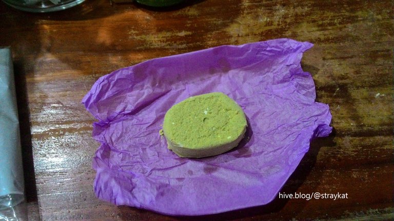 Matcha polvoron!