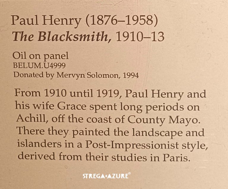 12.Paul Henry (1876 - 1958) The Blacksmith (1910 - 13) oil on panel_3.jpg